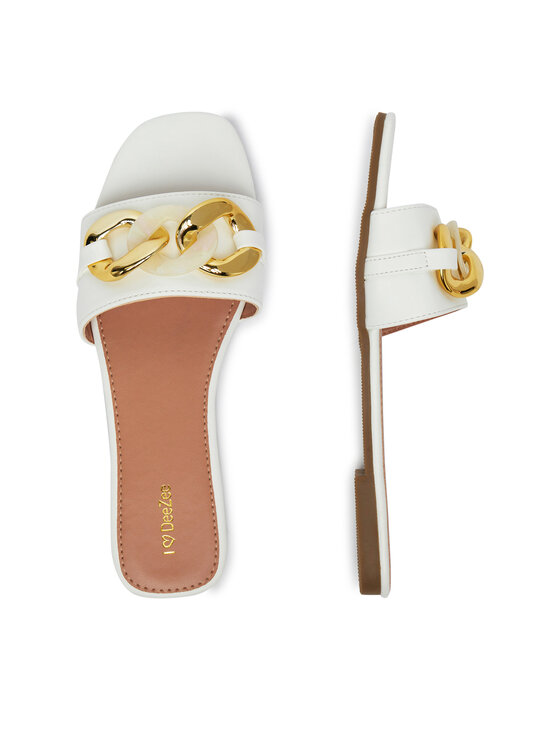 DeeZee DeeZee Ciabatte Q28-2 Bianco