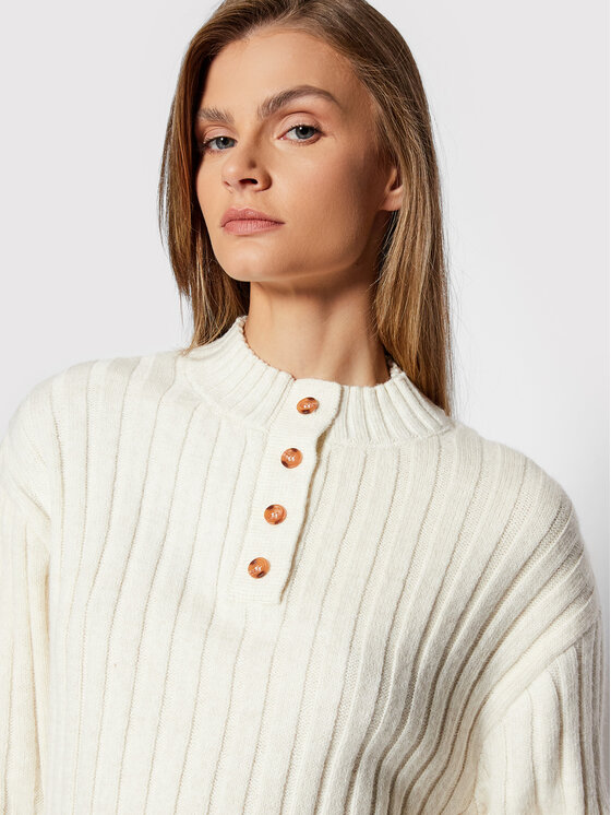 NA-KD NA-KD Džemperis 1018-007521-0001-003 Balts Regular Fit