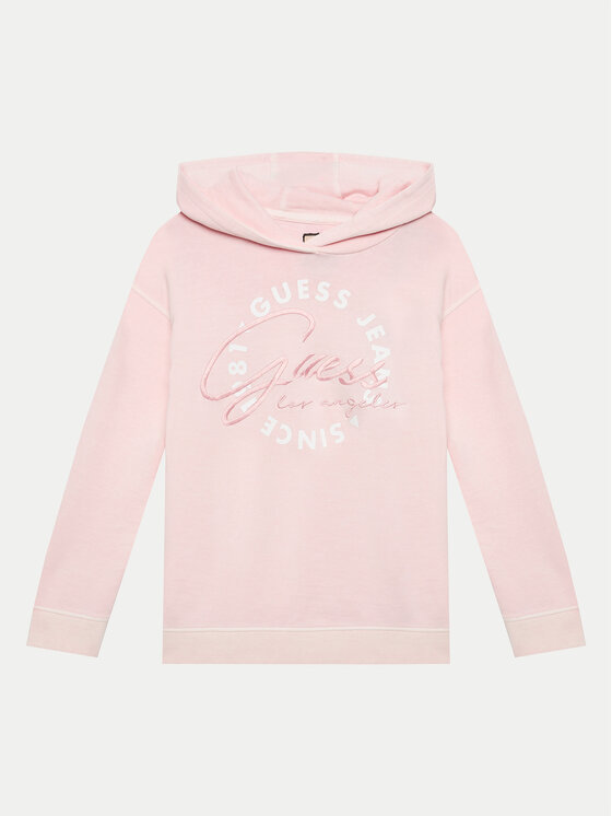 Guess Mikina J4GQ05 KA6R4 Ružová Regular Fit