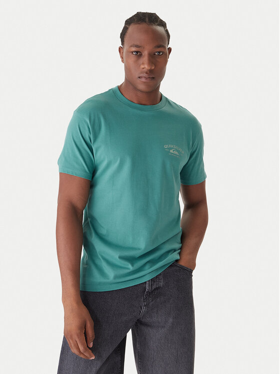 Quiksilver Quiksilver T-krekls Anchor EQYZT08178 Zaļš Regular Fit