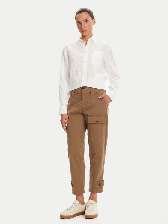 Napapijri Napapijri Camicia G-Ete NP0A4IFN Bianco Regular Fit