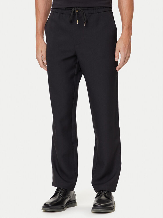 Versace Jeans Couture Versace Jeans Couture Παντελόνι υφασμάτινο 79GAA100 N0136 Μαύρο Regular Fit