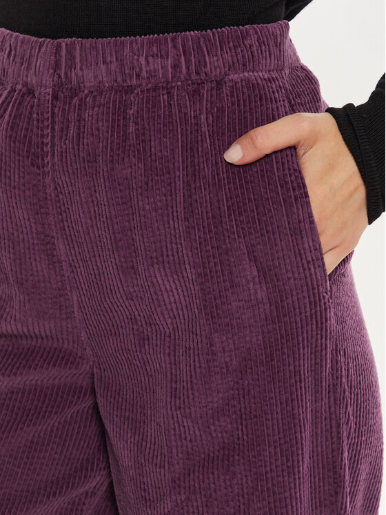 American Vintage American Vintage Hlače PADO137H24 Ljubičasta Loose Fit