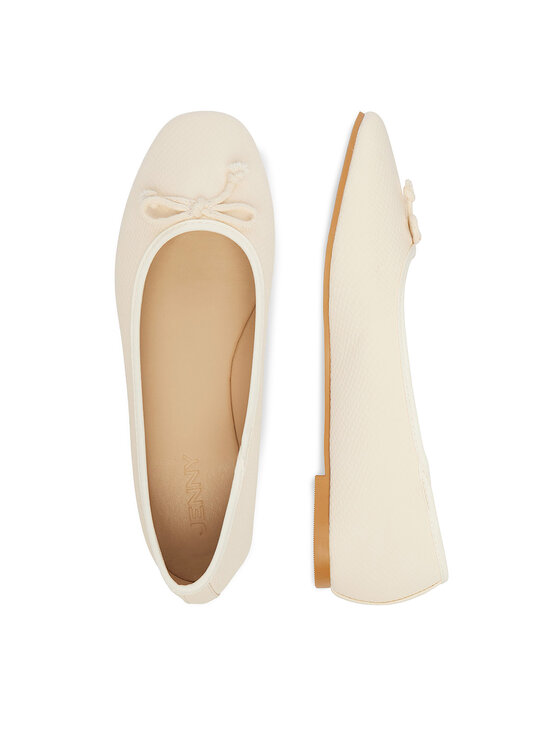 JENNY JENNY Ballerinas CEO-ELPIDA JGD22-427 Écru