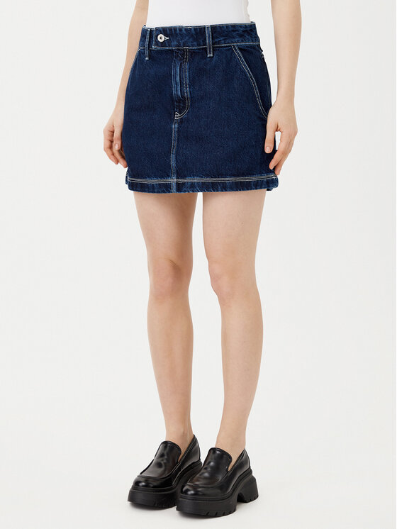 HUGO Gonna di jeans mini 50531831 Blu scuro Regular Fit, taglia : XL