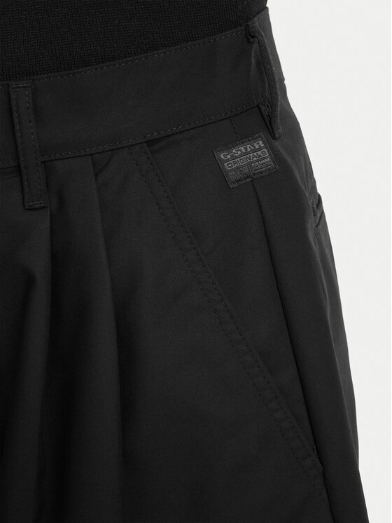 G-STAR G-STAR Pantaloni culotte Pleated  D30658-E621 Nero Loose Fit