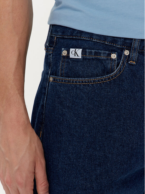 Calvin Klein Jeans Calvin Klein Jeans Kratke traperice J30J324870 Plava Regular Fit