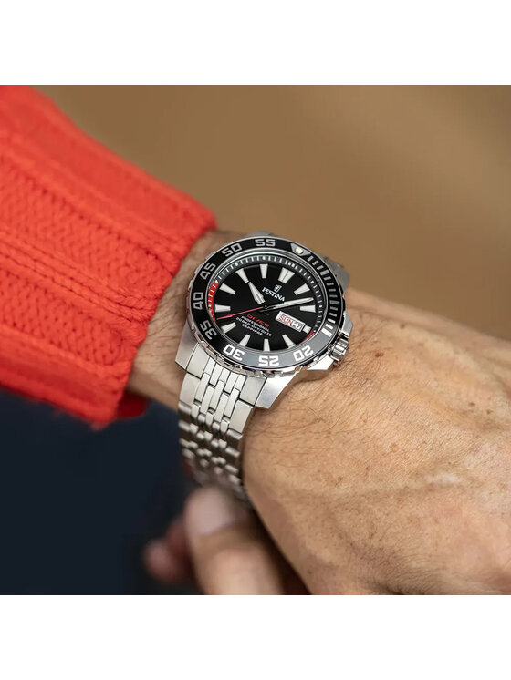Festina Festina Zegarek F20661-3 Srebrny