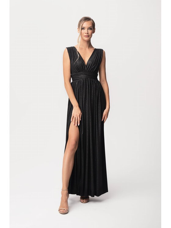 Aurora Aurora Sukienka koktajlowa Aurelia Stardust Czarny Feminine Fit