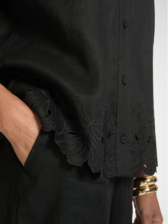 Elena Mirò Elena Mirò Camicia 5009P000302N033 Nero A-Line Fit