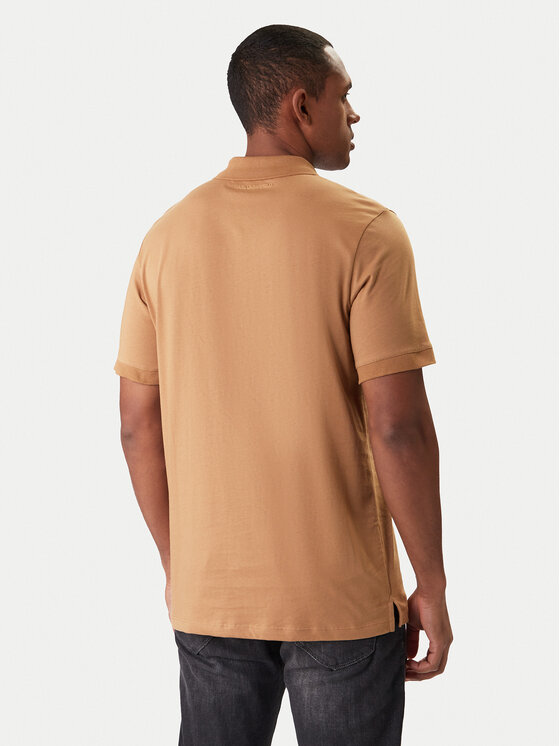 KARL LAGERFELD KARL LAGERFELD Polokošeľa 745710 561224 Béžová Regular Fit