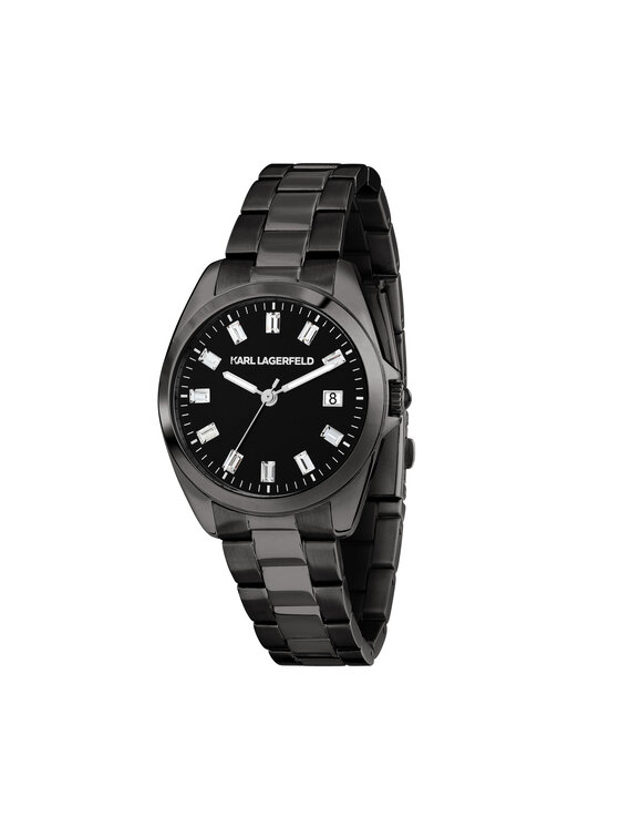 KARL LAGERFELD Hodinky R0553101513 Čierna