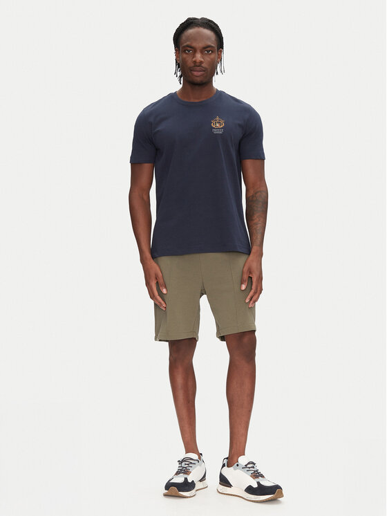 Aeronautica Militare Aeronautica Militare Tričko 251TS2391J592 Tmavomodrá Regular Fit