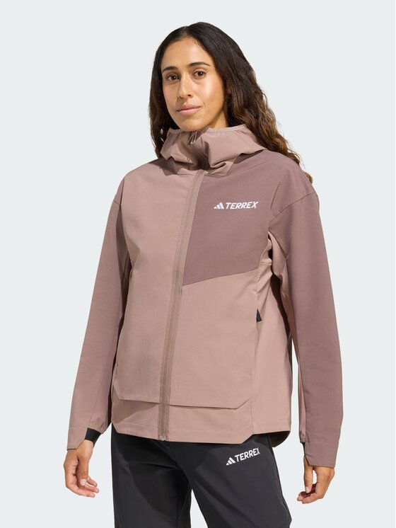 adidas adidas Kurtka wielofunkcyjna Terrex Brązowy Regular Fit