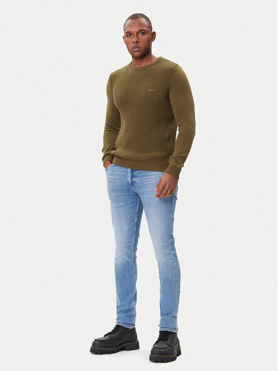 Lee Lee Jeansy Luke 112370736 Niebieski Slim Fit