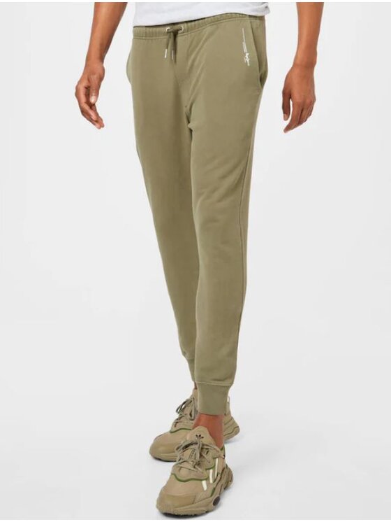 Pepe Jeans Pepe Jeans Kalhoty z materiálu PM211478 684 Zelená Regular Fit
