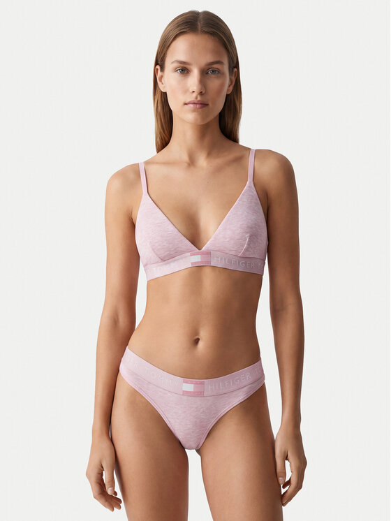 Tommy Hilfiger Tommy Hilfiger Grudnjak brallete UW0UW06040 Svijetlo roza