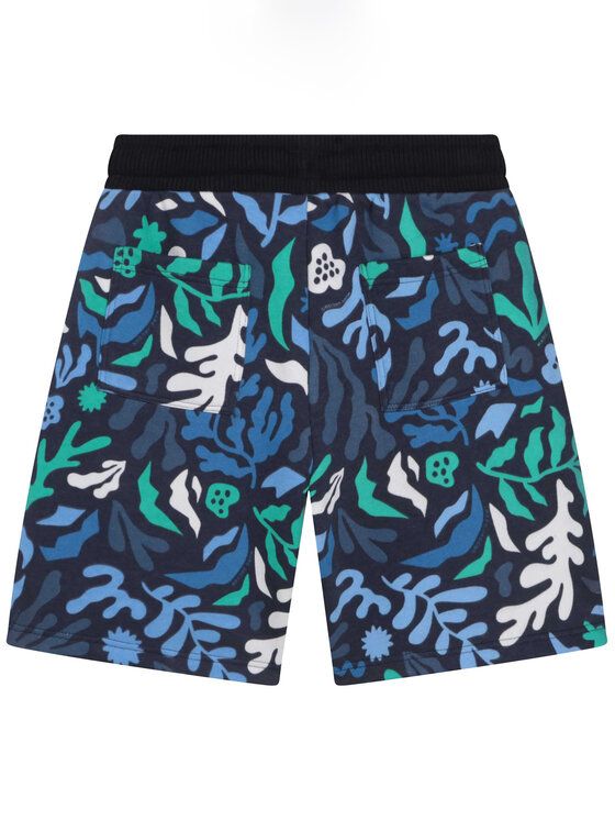 Pantaloncini di tessuto W24278 M Blu scuro Regular...