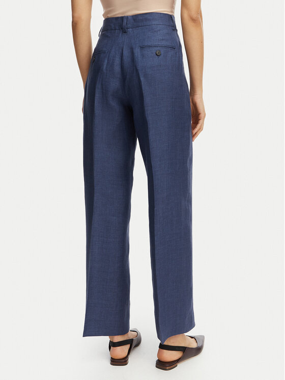 Weekend Max Mara Weekend Max Mara Auduma bikses Malizia 2615131112 Tumši zils Regular Fit