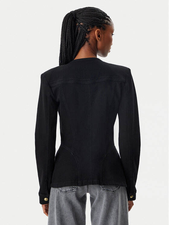 Versace Jeans Couture Versace Jeans Couture Geacă de blugi 78HAS457 Negru Slim Fit