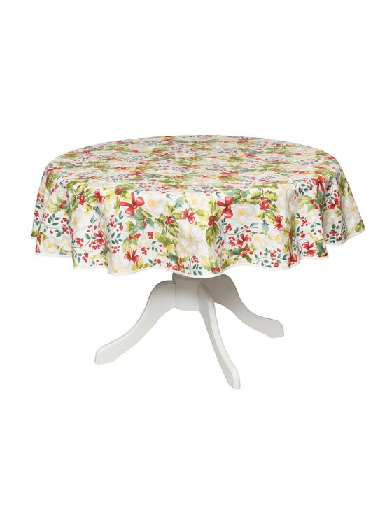 Roseberry Home Roseberry Home Obrus Very Holly Christmas Zielony