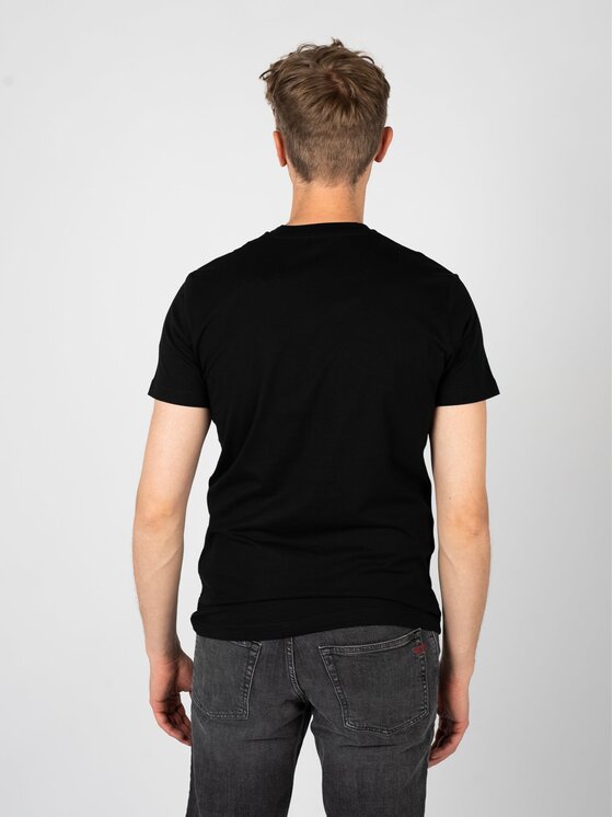 Diesel Diesel T-Shirt A10376-0GRAI Černá Regular Fit