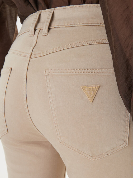 Guess Guess Traperice W5GA91 W93CM Bež Skinny Fit
