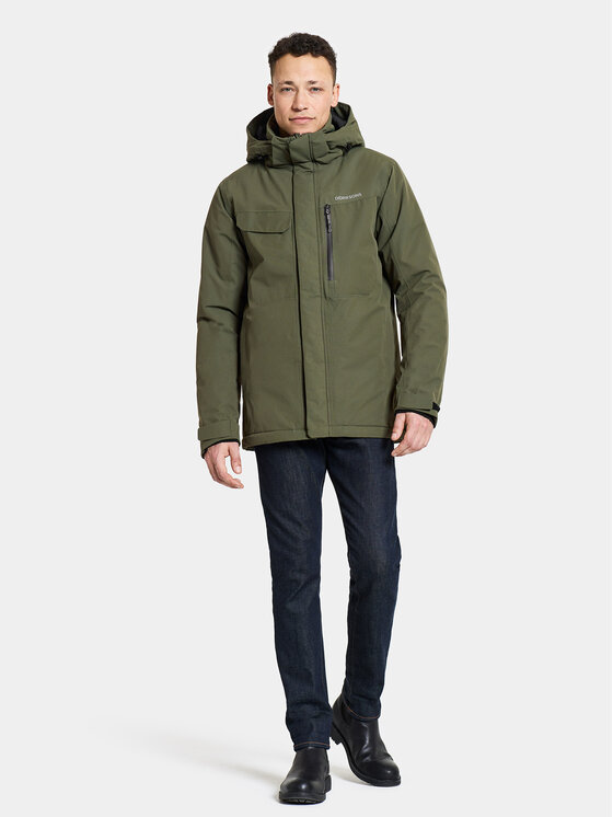 Didriksons Didriksons Зимно яке Stefan Usx Jkt 505041 Зелен Regular Fit