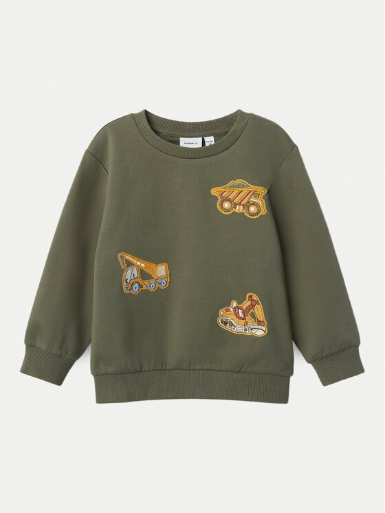NAME IT NAME IT Pulóver 13233682 Zöld Regular Fit