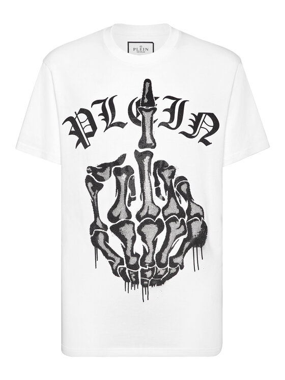 PHILIPP PLEIN PHILIPP PLEIN T-shirt 14669 Bianco Regular Fit
