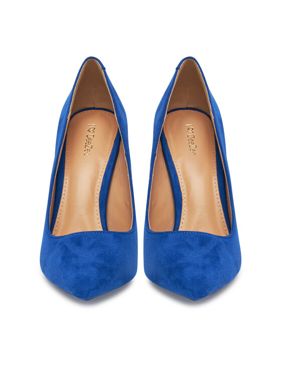 DeeZee DeeZee Pantofi cu toc subțire DZ0023 Albastru