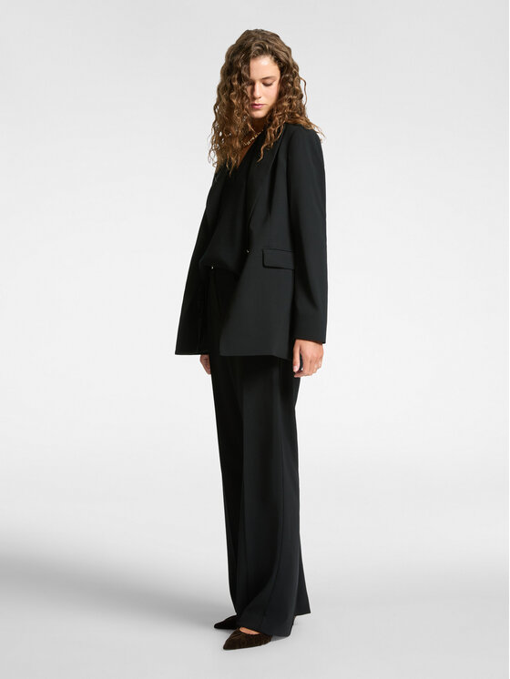 Elena Mirò Elena Mirò Pantaloni di tessuto P163P000359N050 Nero Regular Fit