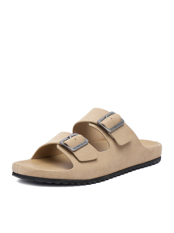 Guess Jeans Guess Jeans Ciabatte EO-KANSAS-01 126AM Beige chiaro