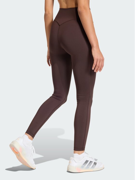 adidas adidas Legginsy 158791 Brązowy Fitted Fit