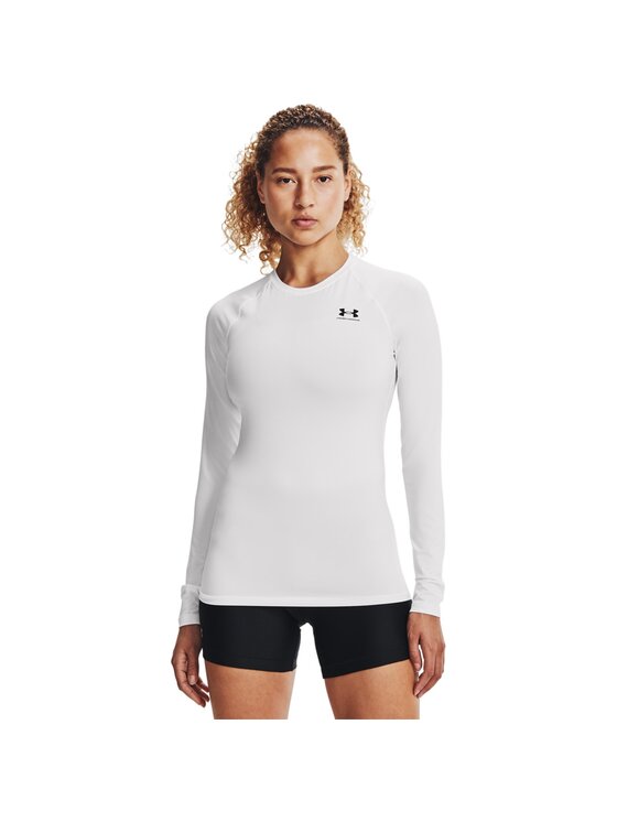 Under Armour Under Armour Longsleeve 1365459-100 Bianco Compression Fit