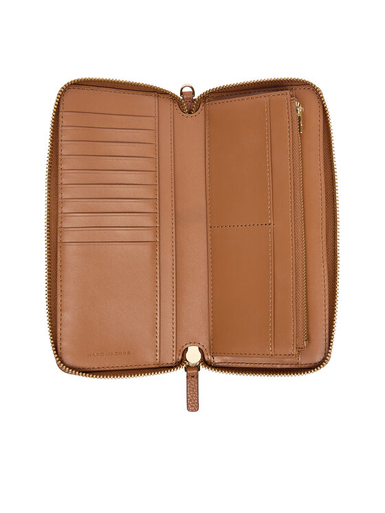 Marc Jacobs Marc Jacobs Πορτοφόλι The Leather Continental 2P4SMP015S02 Καφέ