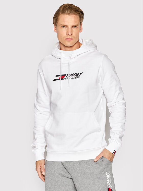 Tommy Hilfiger Tommy Hilfiger Sweatshirt Essentials MW0MW22742 Weiß Regular Fit