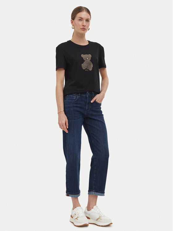 Liu Jo Liu Jo T-Shirt WF6436 JS923 Μαύρο Slim Fit