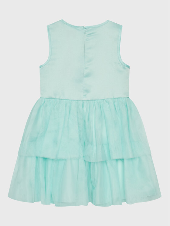 Guess Guess Elegantes Kleid A3RK26 KBL10 Grün Regular Fit