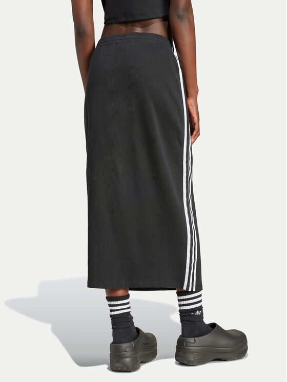 adidas adidas Midi sukně IY7279 Černá Slim Fit