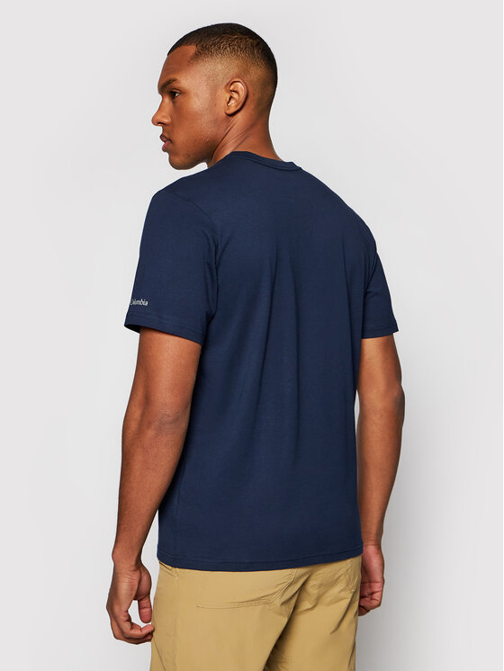 Columbia Columbia T-shirt Rapid Ridge Graphic 1888813 Blu scuro Regular Fit