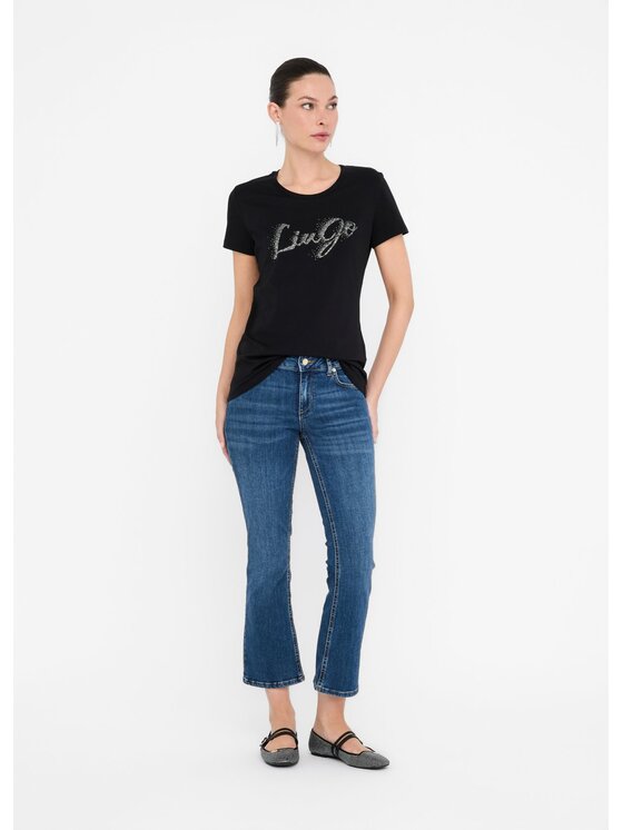 Liu Jo Liu Jo T-shirt UF5266JS904P9004 Nero Regular Fit