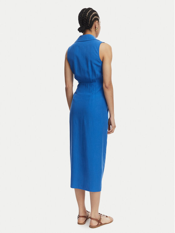 LOLA CASADEMUNT LOLA CASADEMUNT Sukienka codzienna LS2616132 Niebieski Regular Fit