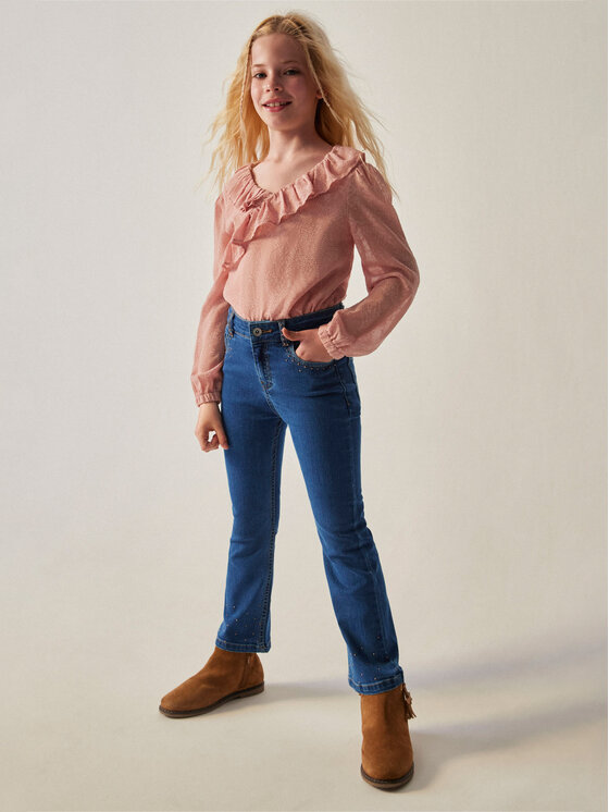 Mayoral Mayoral Jeans hlače 7.507 Modra Regular Fit