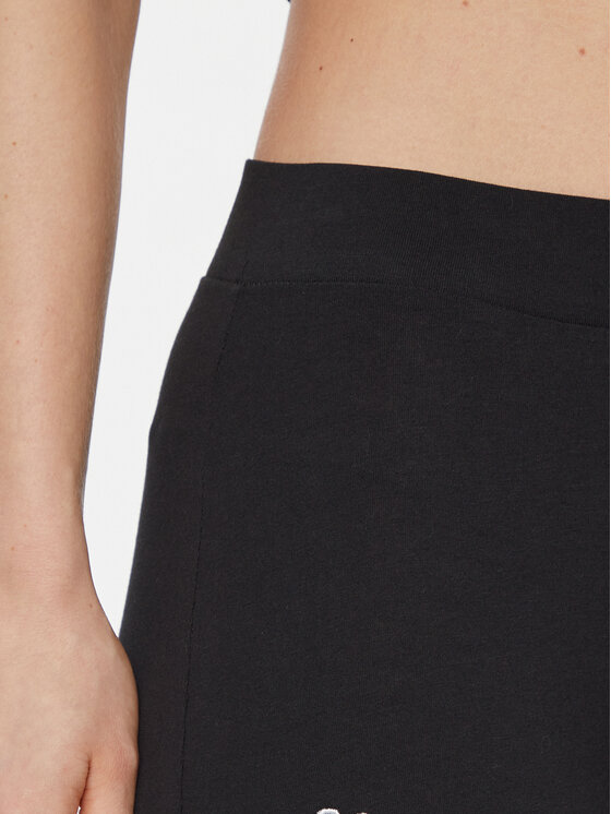 Kappa Kappa Colanți Zapri 303MJB0 Negru Slim Fit