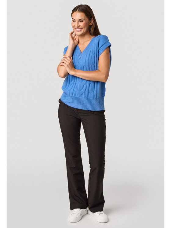 QUIOSQUE QUIOSQUE Sveter Quiosque 6VS004801 Modrá Regular Fit