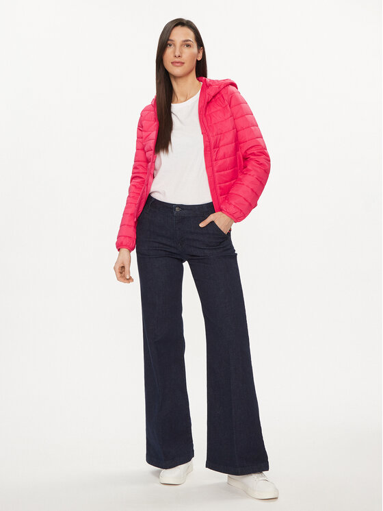 United Colors Of Benetton United Colors Of Benetton Μπουφάν μεταβατικό 2TWDDN024 Ροζ Regular Fit