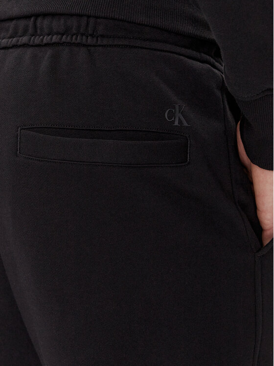 Calvin Klein Jeans Calvin Klein Jeans Teplákové kalhoty Institutional J30J324739 Černá Regular Fit