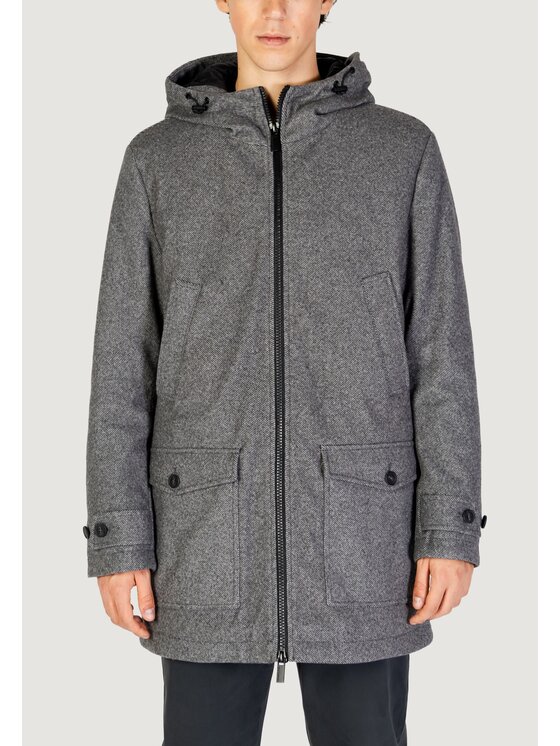 HAMAKI-HO HAMAKI-HO Cappotto GBI1577H Grigio Regular Fit