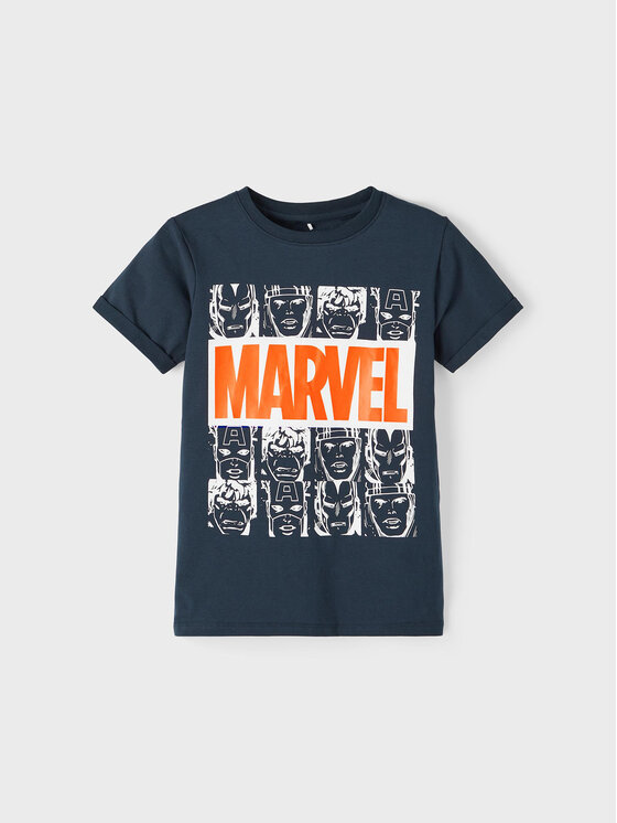 NAME IT T-krekls MARVEL 13215747 Tumši zils Regular Fit